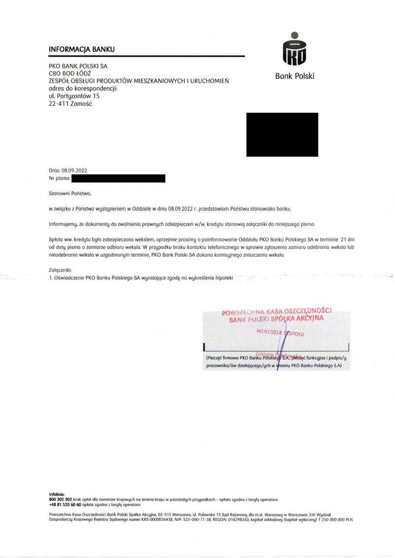 Koszty wykreślenia hipoteki