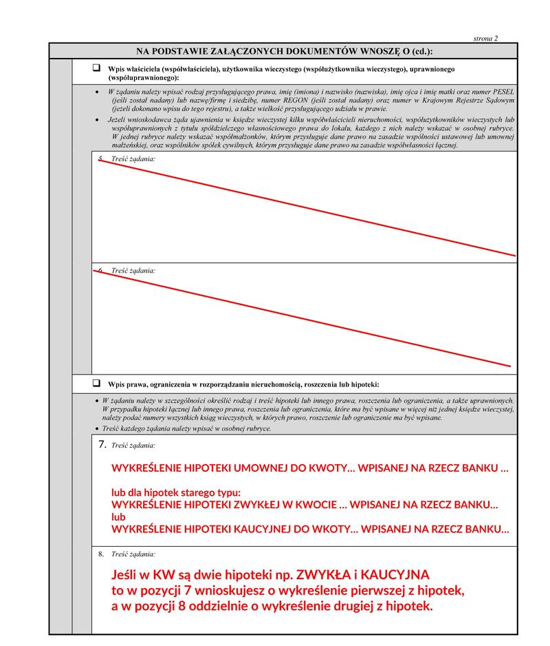 Proces usunięcia hipoteki