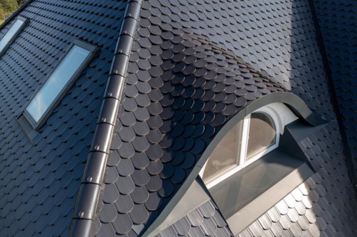 Dachówki karpiówki w koronkę