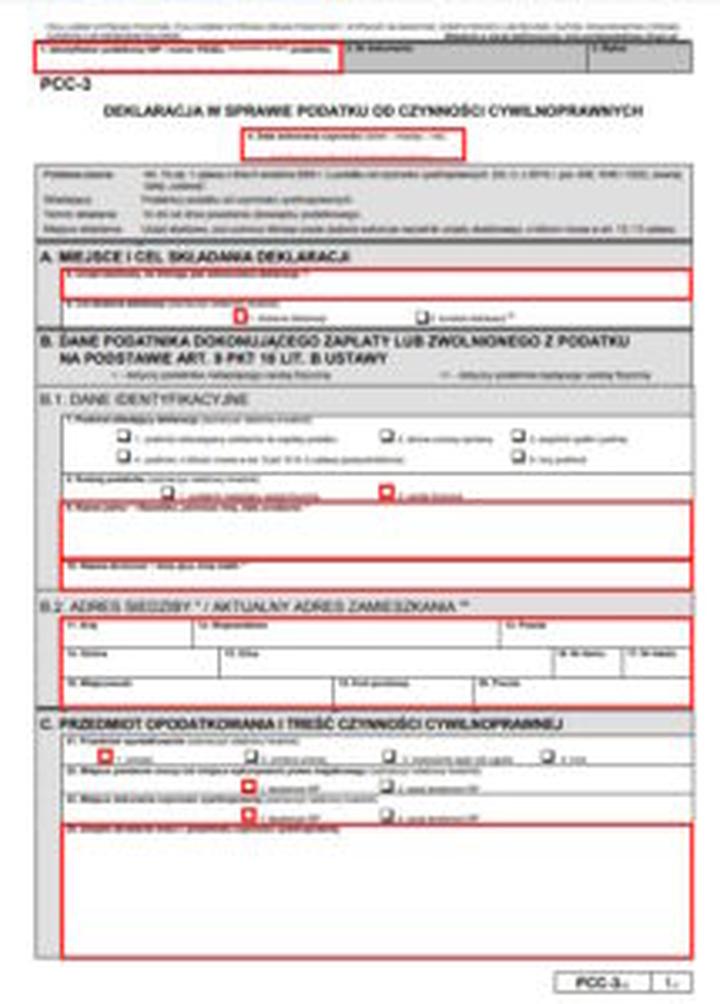 Jak wypełnić PCC 3